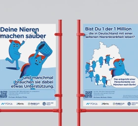 FOrUs-Kampagne: Bist Du 1 der 1 Million, die in Deutschland mit einer seltenen Nierenkrankheit leben?